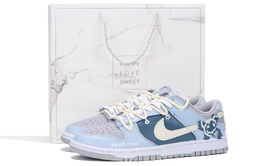 Мужские кроссовки для скейтбординга Nike Dunk, Light Blue dj6188-003(team拾伍-男款灰蓝熊s-box) | light blue