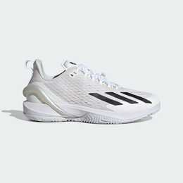 Кроссовки Adidas ADIZERO CYBERSONIC TENNIS, цвет White/Black/Matte Silver ig9514 | フットウェアホワイト/コアブラック/マットシルバー