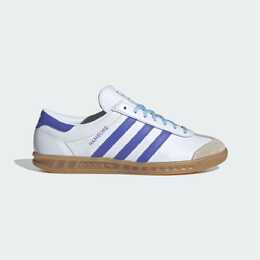 Кроссовки Adidas HAMBURG W, цвет White/Semi Cobalt Blue/Gum jh8561 | フットウェアホワイト/セミコバルトブルー/ガム