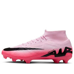 Кроссовки mercurial superfly 9 academy mg высокие Nike, розовый dj5625-601 | light pink/black/pink