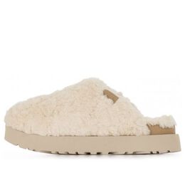 Кроссовки пушистый сахар слайд Ugg, бежевый 1135132-nat | beige