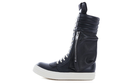 Кеды мужские высокие Rick Owens, черный ru02b2899lpo-91