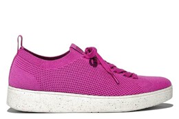 Кроссовки Rally e01 на танкетке разной вязки Fitflop, розовый 01510269-68 | rosa