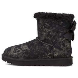 Кроссовки мини bailey bow glimmer Ugg, черный 1125795-blk | black