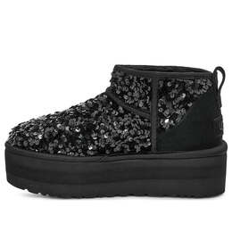 Кроссовки ультра мини с крупными пайетками Ugg, черный 1135060-blk | black