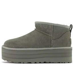 Кроссовки классические ультра мини платформа Ugg, зеленый 1135092-msg | moss green