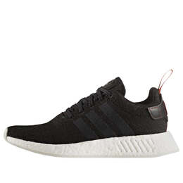 Кроссовки nmd_r2 Adidas, черный cg3384 | core black/future harvest