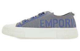 Кроссовки Emporio Armani Skateboarding Shoes Men Low-top Gray, серый x4x618xn779s741 | gray