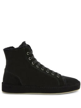 Giuseppe Zanotti кроссовки со вставками, черный ru40000003 | черный