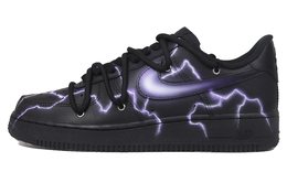 Мужские кроссовки для скейтбординга Nike Air Force 1, Black cw2288-001(teamj-喷绘闪电主题男款) | black