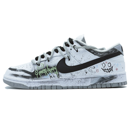 Мужские кроссовки для скейтбординга Nike Dunk, black dv0831-101(team103-男款超级英雄涂鸦) | 黑色