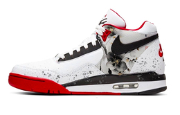 Кроссовки Nike Flight Legacy Vintage Basketball Shoes Men High-top White/red, красный bq4212-100(team10-墨梅蜡雪) | red