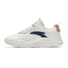 Кроссовки Anta Life Collection Lifestyle Shoes Men Low-top Ivory White / Cloud Gray / Lotus Root Brown, слоновая кость/серый 112438892s-2 | ivory white / cloud gray / lotus root brown