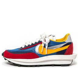 Кроссовки x sacai ldwaffle Nike, синий bv0073-400 | varsity blue/del sol/varsity red/black