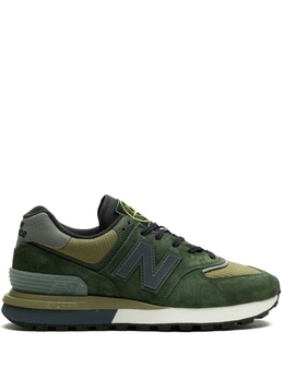 New Balance x Кроссовки Stone Island 574 Legacy "Темно-зеленые", зеленый u574lgil | зеленый