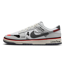Кроссовки Nike Dunk Skateboard Shoes Men Low-Top White, синий hf4299-001(team56-赛车游戏) | blue