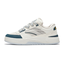 Кроссовки Anta Skateboarding Shoes Men Low-top Ivory White / Water Washed Blue / One Degree Gray, слоновая кость 912438012-4 | ivory white/water washed blue/one degree gray-4