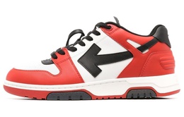 Кроссовки Off-White, красный/белый omia189s23lea0012510