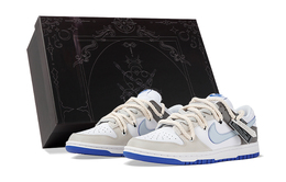 Кроссовки для скейтбординга Dunk мужские низкие серый/белый Nike dv0831-104(team拾柒-男款低帮黑椰摩卡板鞋) | gray white