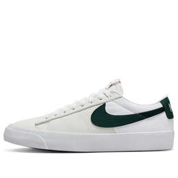 Кроссовки zoom blazer low pro gt sb Nike, белый dr9099-100 | white/green