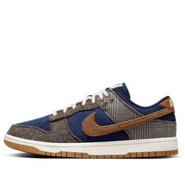Кроссовки данк лоу Nike, синий fq8746-410 | midnight navy/ale brown/pale ivory