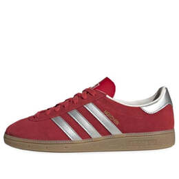 Кроссовки мюнхен Adidas, алый gy7402 | scarlet/matte silver/gum
