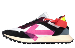 Кроссовки мужские Off-White, черный / розовый omia159r20d390590128
