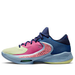 Кроссовки zoom freak 4 nrg Nike, синий do9680-400 | dark marina blue/pink gaze/midnight navy/barely volt