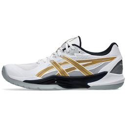 Кроссовки Asics GEL-POWERBREAK Training Shoes Men Low-top White/gold, белый/золотой 1071a101-101 | white/gold