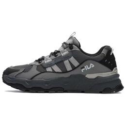 Кроссовки Fila Trek Chunky Sneakers Men Low-top Black/Shadow Black Grey, черный f12m422115fbd | black/shadow black grey