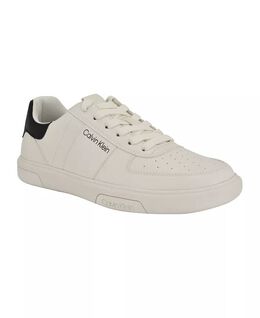 Мужские повседневные кроссовки Glenti на шнуровке Calvin Klein, мультиколор 19570463 | ivory/black