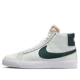 Кроссовки zoom blazer mid iso sb Nike, белый dr9092-100 | white/green