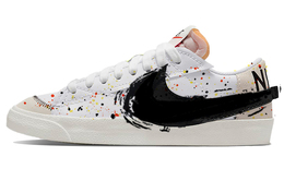 Кроссовки Nike Blazer Skateboarding Shoes Men Low-top Black/white, белый dn2158-101(team56-七彩泼墨) | white