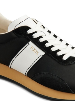 Tod's кроссовки Gommino со вставками, черный xxm26l0ik70tnn | черный