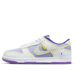 Кроссовки x union la dunk low Nike, серый dj9649-500 | grey/purple/yellow