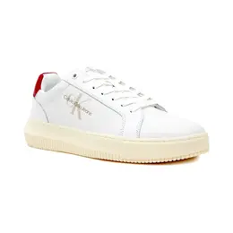 Кожаные кроссовки на массивной подошве монолог Calvin Klein, белый cj242m0000563450041 | bianco