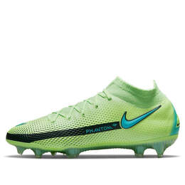Кроссовки фантом gt elite df fg Nike, зеленый cw6589-303 | fluorescent green/white/black