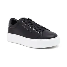 Кожаные кроссовки макси-купе Karl Lagerfeld, черный kl241m0000810000040 | nero