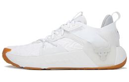 Кроссовки Project Rock 6 мужские низкие серые/белые Under Armour 3026534-100