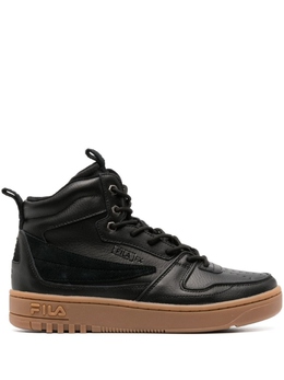 Fila высокие кроссовки с тисненым логотипом, черный ffm0155 | черный