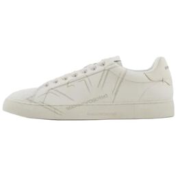 Кроссовки Emporio Armani Skateboarding Shoes Men Low-top White, белый x4x598xd4311u165 | white