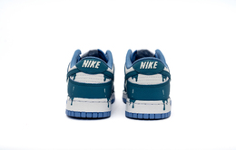 Кроссовки Nike Dunk Skateboarding Shoes Men Low-top Blue White, белый dv0833-400(team240-二次元冰激凌 涂鸦) | white