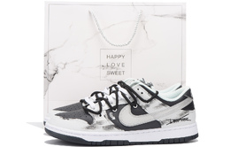 Кроссовки Nike Dunk Skateboarding Shoes Men Low-top Black, светло-серый fz1670-001(team59-男款灰黑八sbox) | light gray
