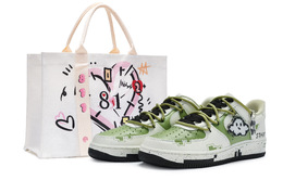 Кроссовки для скейтбординга Air Force 1 мужские, низкие, зеленые Nike cw2288-111(team80-男bug修补s-box)
