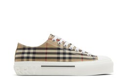 Кроссовки Burberry Check Cotton Sneakers, коричневый 8049745 | brown