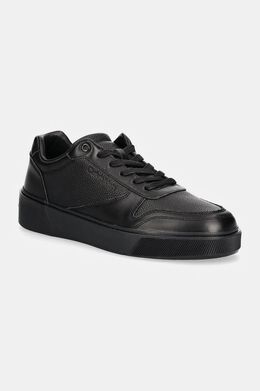 Кожаные кроссовки LOW TOP LACE UP BSKT LTH Calvin Klein, черный 9byh-obm100_99x | czarny