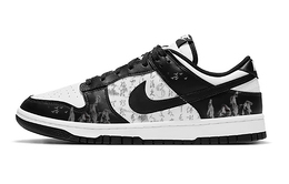 Кроссовки Nike Dunk Skateboard Shoes Men Low-Top White Black dd1391-100(team10-水墨诗词) | black