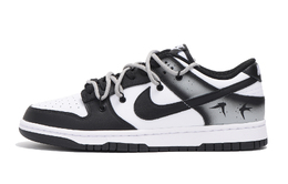 Кроссовки Nike Dunk Skateboard Shoes Men Low-Top Gray, серые dd1391-100(team拾伍-男款黑灰燕子)