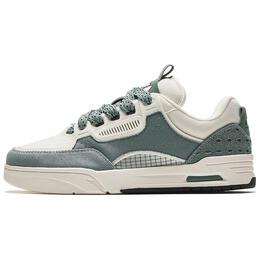 Кроссовки Anta AOJIE Skateboarding Shoes Men Low-top Ivory/superba Green, слоновая кость/зеленый 112428041-2 | ivory/superba green