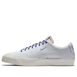 Кроссовки quartersnacks x sb blazer low xt Nike, белый aq3499-141 | white/blue
